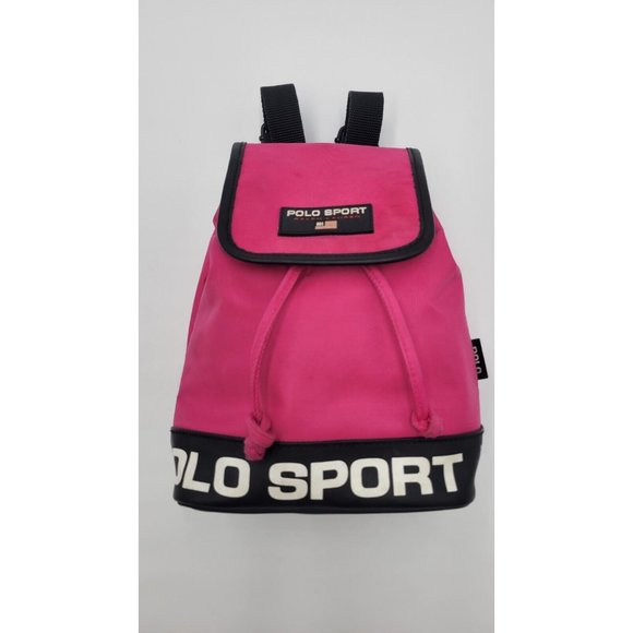 Polo by Ralph Lauren Bags Vintage Polo Sport Mini Backpack Pink